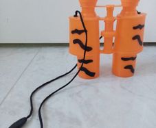 Plastic binoculars