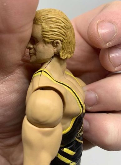 wwe elite Custom Owen Hart action figure