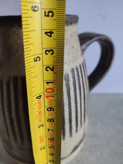 Tremar U.K water jug hand made pottery.