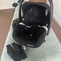 Maxi Cosi Baby Seat ISOFix | iCandy Adapters | Raincover