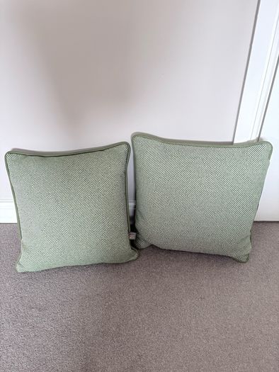 cushion and throw