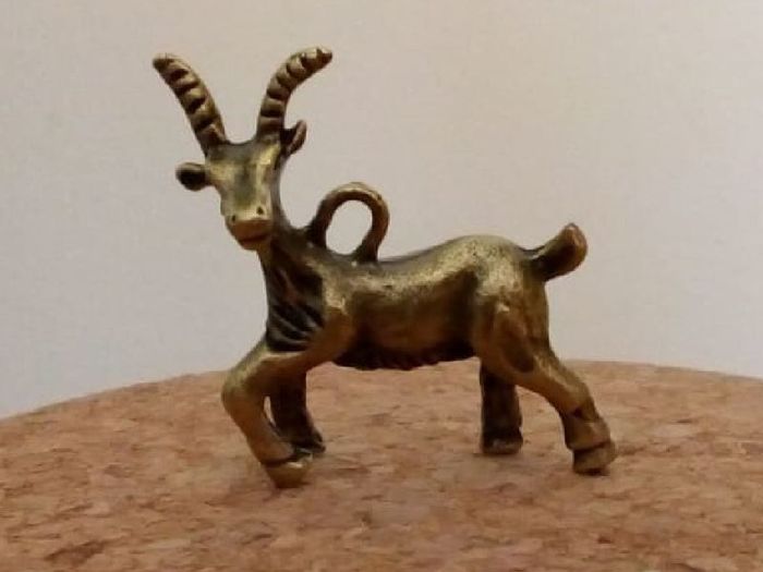Metal Goat Figure
