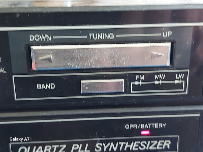 Vintage SANYO Radio and Dual Tape Deck, Model No. C36L, and 2 speakers, in excellent condition, both Tapes and Radio functioning well