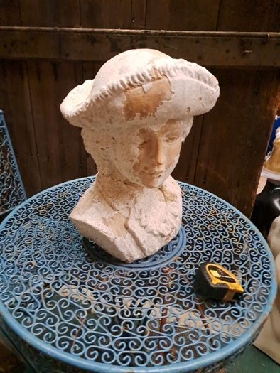 Vintage Bust Sculpture