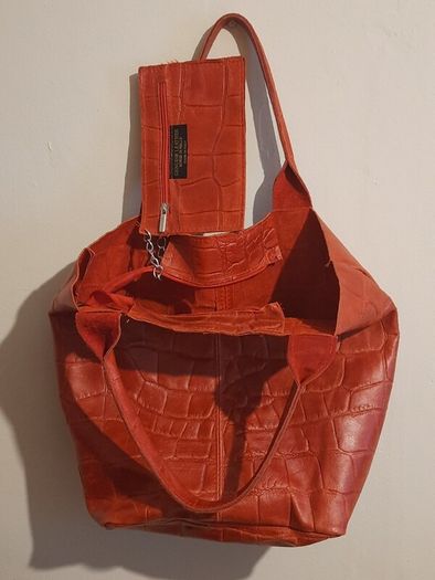 New Italian leather Bag