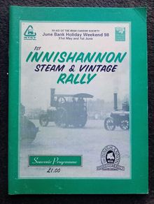 Programme: 1st Innishannon Steam & Vintage Rally 1998 (postage included)