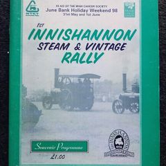 Programme: 1st Innishannon Steam & Vintage Rally 1998 (postage included)