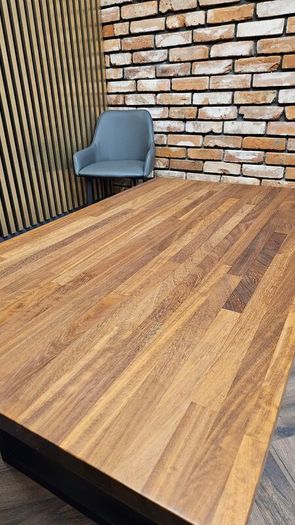 Wooden dining table