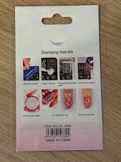 nail stamping plate