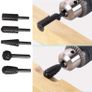 5PCS Woodworking Twist Drill Bits,Rotary Burr Set Carving Tool 6mm(1/4) Shank Electrical Tools Carpentry Cutting Rotating Embossed Grinding Head Image 5