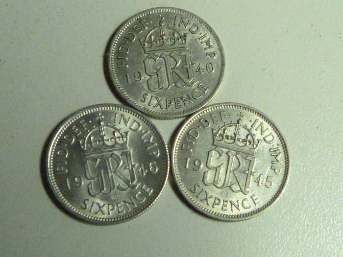Silver sixpences