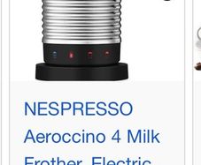 Milk frother Nespresso Areoccino 4