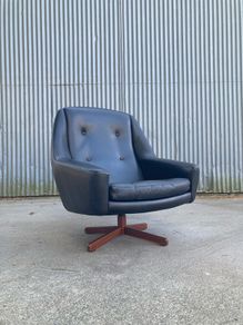 1960s Danish Swivel Chair - Warehouse and Showroom Open Sat 8th August 12 till 4pm Eircode R95T227
