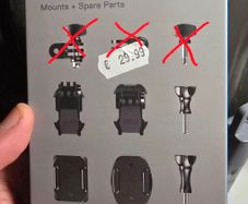 GoPro Grab Bag Camera Accessories. Not full