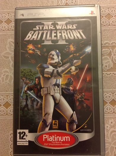 Star Wars Battlefront II.   PSP game.