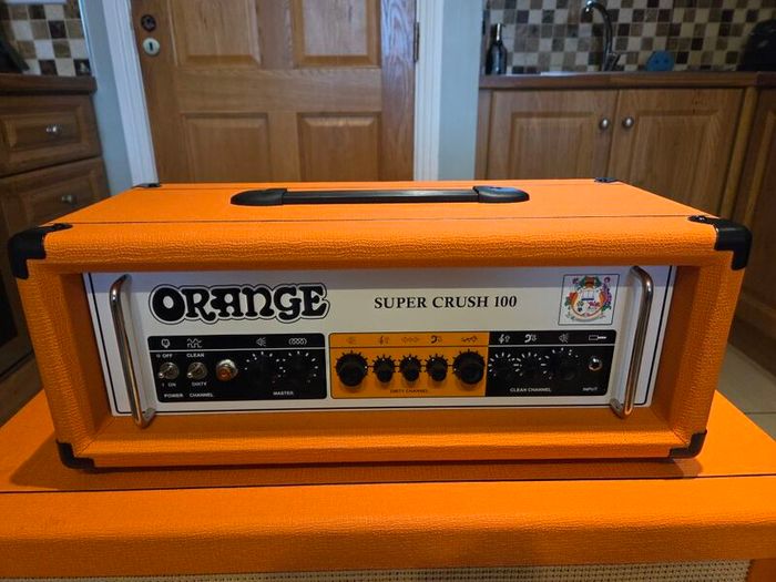 Orange Supercrush 100 Head w/ cover