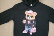 SHEIN 12 yrs old girl Hooded Fleece Sweatshirt