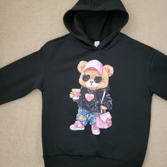 SHEIN 12 yrs old girl Hooded Fleece Sweatshirt
