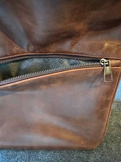 Leather Laptop Backpack 15.6 Inch (High-quality leather)