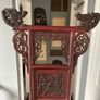 Antique Chinese Red Lacquer Wash Basin Stand Image 4