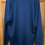 VTG Nike Long Sleeve Polo Shirt Rare WVU 1100 Club Size L Blue\Navy Image 7