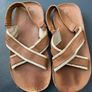 Kids sandals boys girls unisex Polo Ralph Lauren genuine leather size UK 13 Image 2