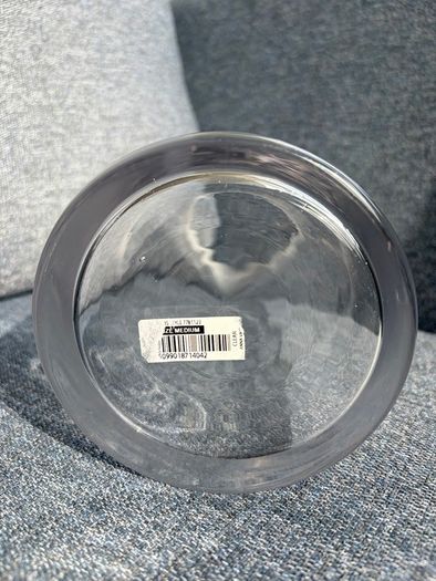Tall glass vase from Dunnes