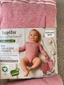 Baby sleepsuit, bodysuit, soothers