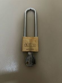 ABUS Mechanical 65/30 HB Brass Padlocks Long Shackle
