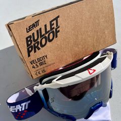 LEATT Velocity 4.5 IRIZ Royal Silver Lens Goggles
