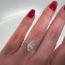 Brand new lab-grown diamond engagement ring Image 8