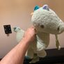 Green dinosaur soft toy teddy Image 2