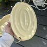 Vintage Beige Enamel Roasting Tin Image 5