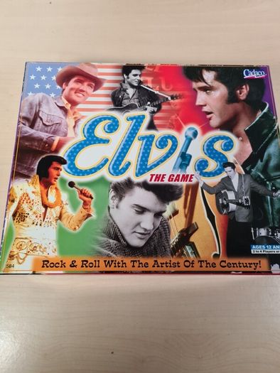 Elvis the Game trivia board game CADACO vintage 2000