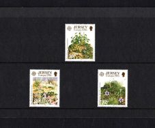1986 Jersey Europa Stamps - Nature Conservation Commemorative Stamps Presentation Pack