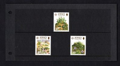 1986 Jersey Europa Stamps - Nature Conservation Commemorative Stamps Presentation Pack