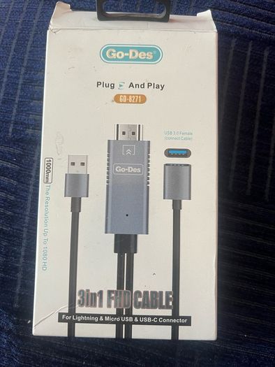 FHD cable - 3 in 1