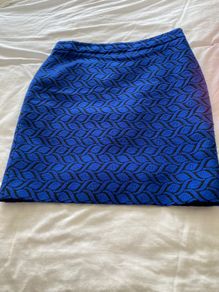 Blue Black Skirt