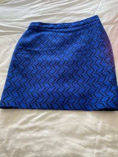 Blue Black Skirt