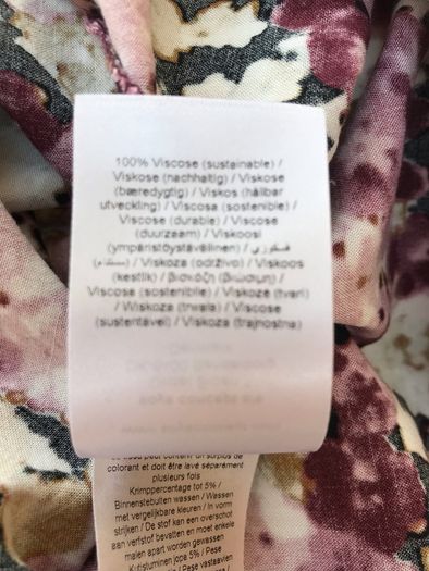 Ladies Pink Floral Blouse