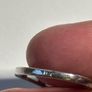 Womens Sterling Silver Ring Size O 1/2 Image 5