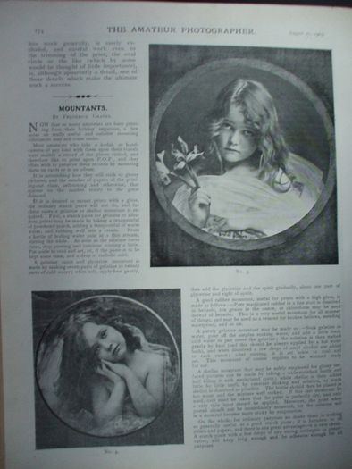 SALE!  THE AMATEUR PHOTOGRAPHER - 1903 - The Popular Illustrated Journal for All Photographers - Volume XXXVIII - July to December 1903