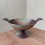 Swedish Patinated Bronze Plate Bowl by Ystad Brons Image 7