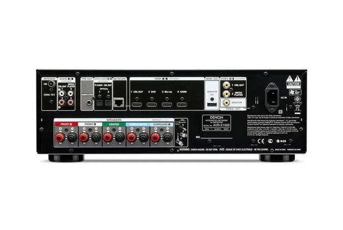 Denon AVR-X1000 surround network AV receiver
