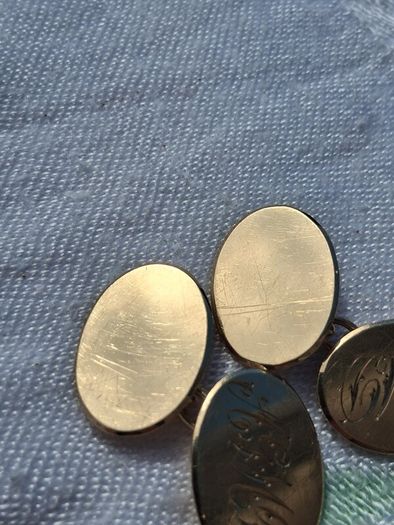 9k Gold Art Deco Cufflinks