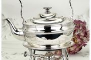 Antique Sheffield Silver Plated Spirit Kettle 19th Century