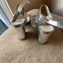 Silver Sandals Sparkly Image 2