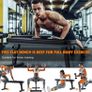 Weight Bench Folding Workout Bench with Carrying Handle Flat Home Training Multiuse Fitness Bench (FREE POSTAGE) Image 2