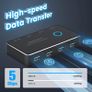 RSHTECH USB 3.0 Switch, 2 In 5 Output USB 3.0 Sharing Switcher Image 7