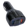 2 X QC 3.0 3 Port Fast Car Mobile Charger (Dual USB-A + Type-C) 35W (Brand New/Warranty) Image 4
